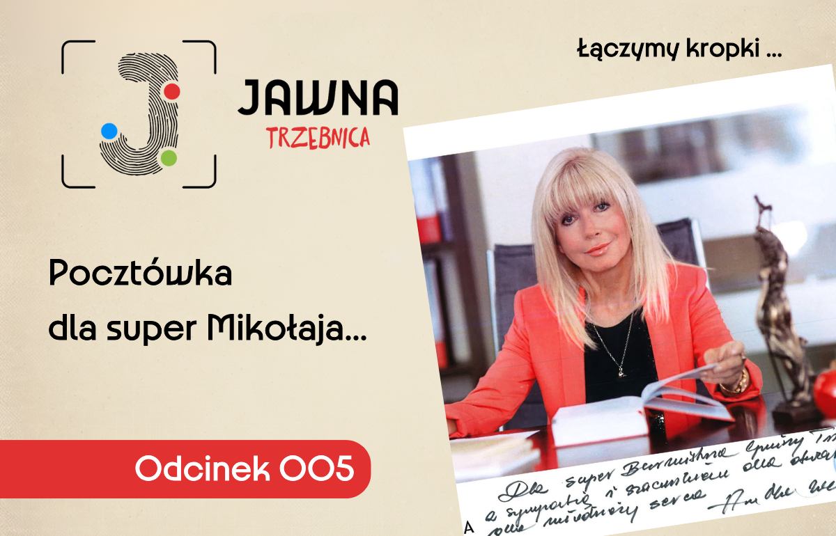 Na zdjęciu widnieje Anna Maria Wesołowska - która dziękuje super Burmistrzowi